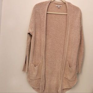 Pink cardigan
